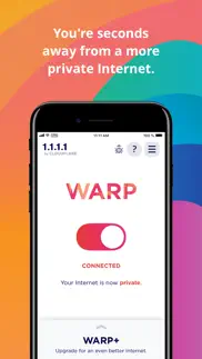 1.1.1.1: faster internet iphone screenshot 2