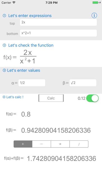 functionCalculator