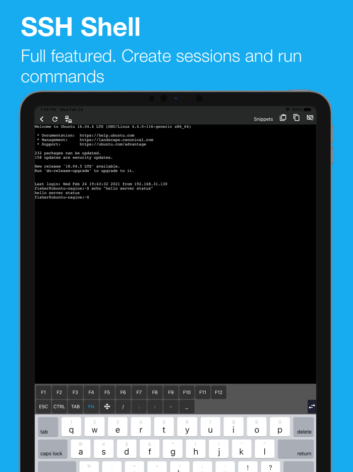 ServerDog Pro Status SSH