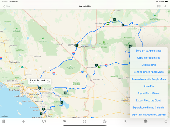 Road Trip Planner™ iPad app afbeelding 9