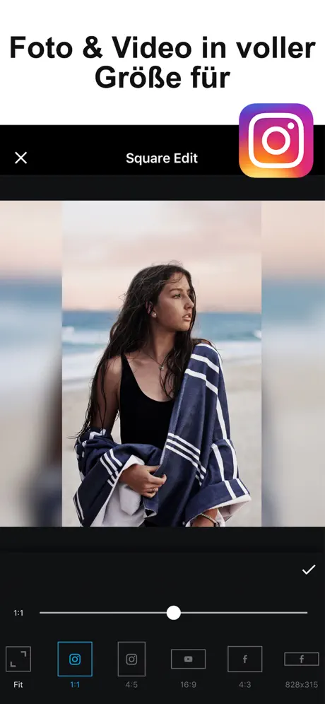Square Edit Fotos Video Editor