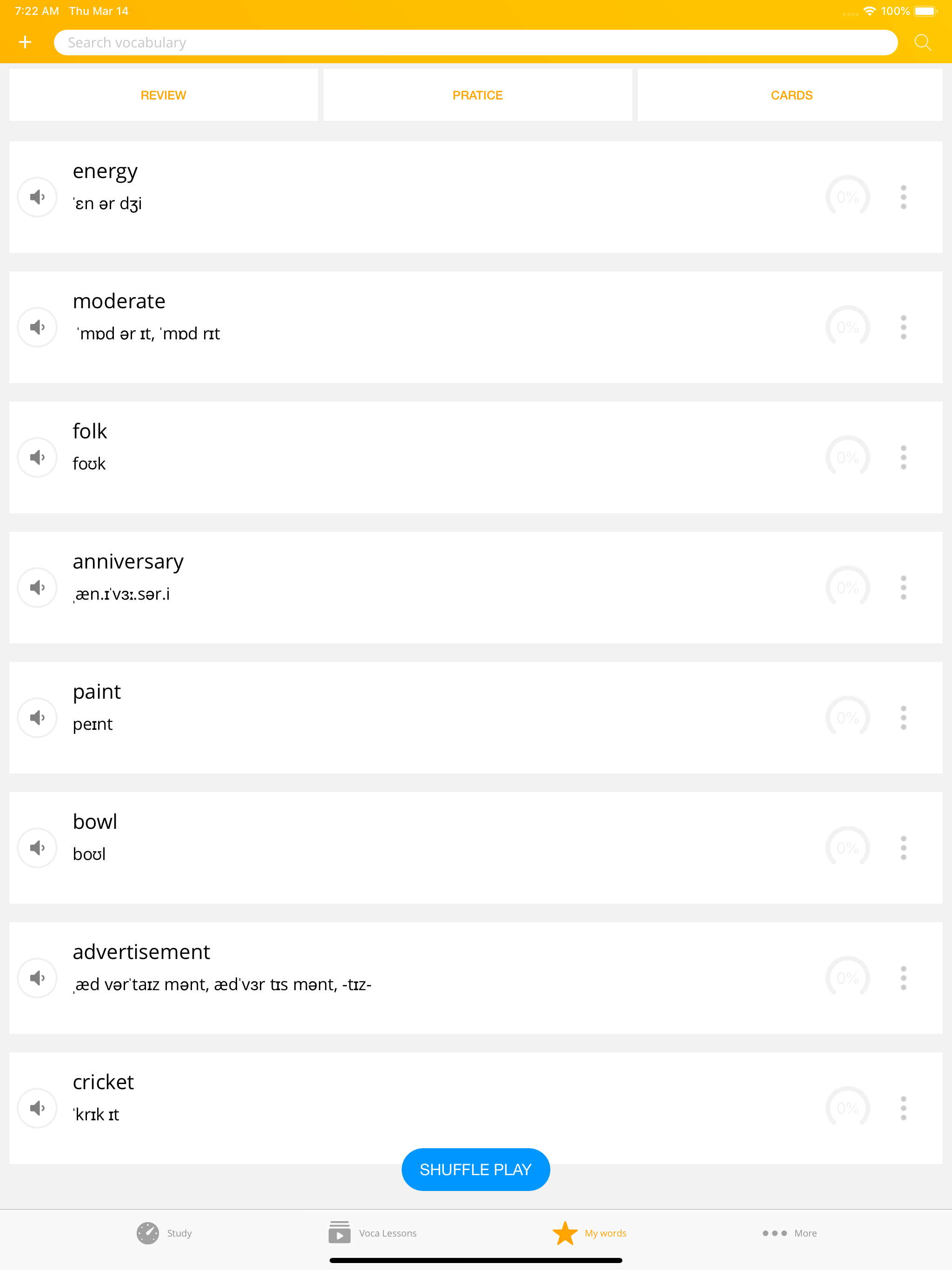 Bright Vocab: Learning English
