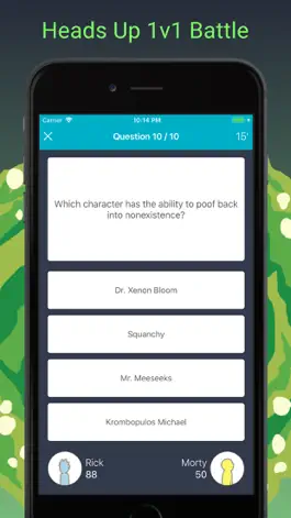 Game screenshot Fan Quiz for Rick and Morty apk
