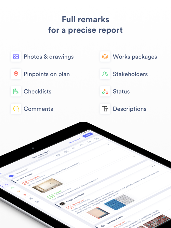 Archireport iPad screenshot 3 - Productivity app