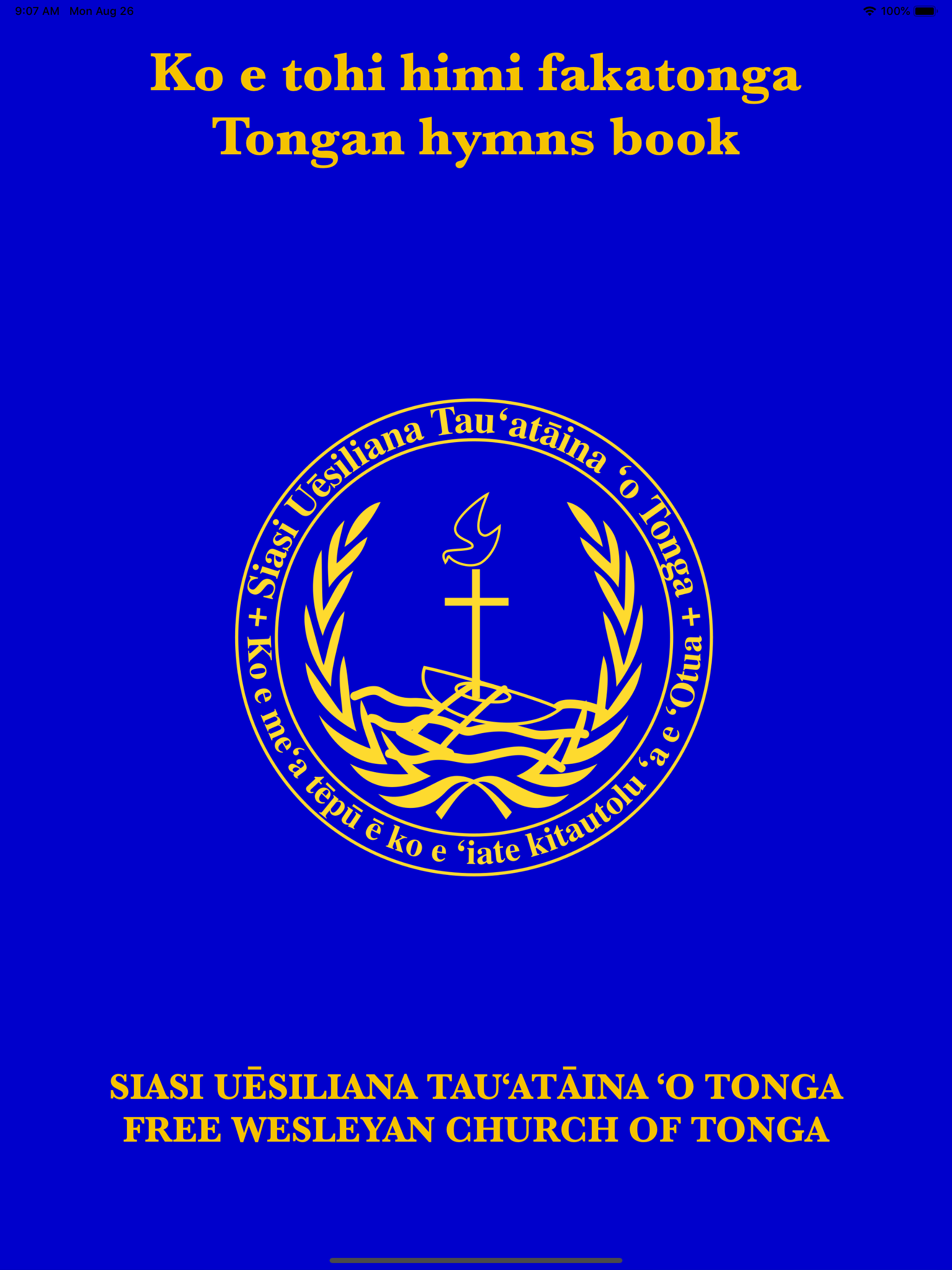 Tongan hymns FWC