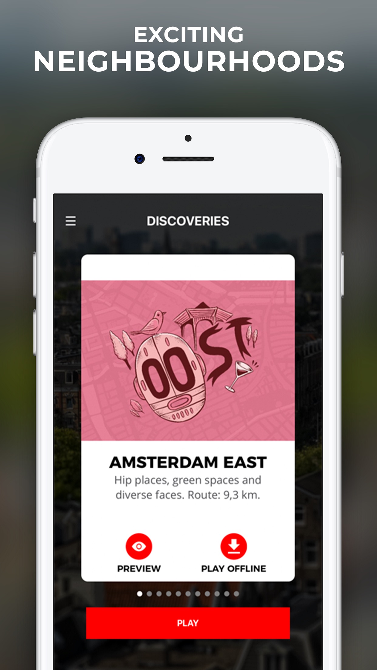 Screenshot do app Amsterdam Maps & Routes