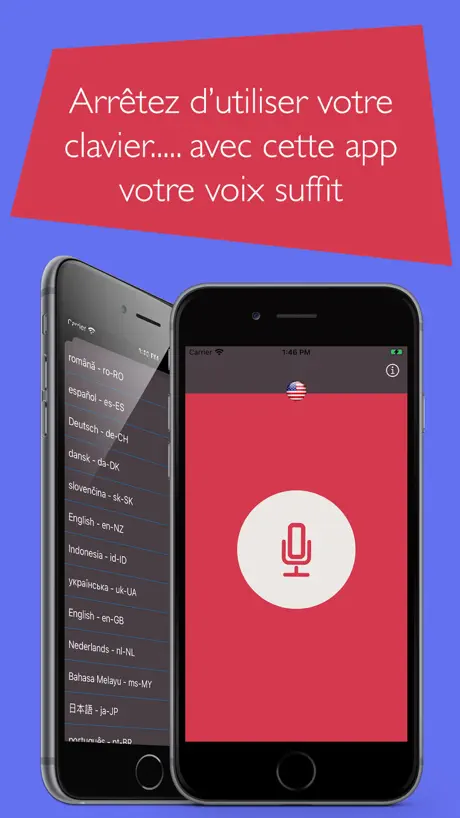 Dictée vocale - transcription