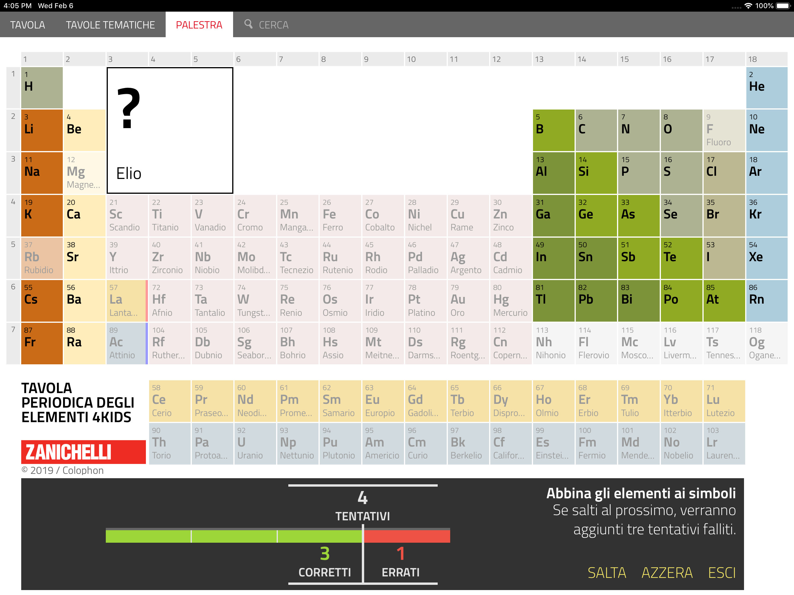 Tavola Periodica Kids screenshot 8