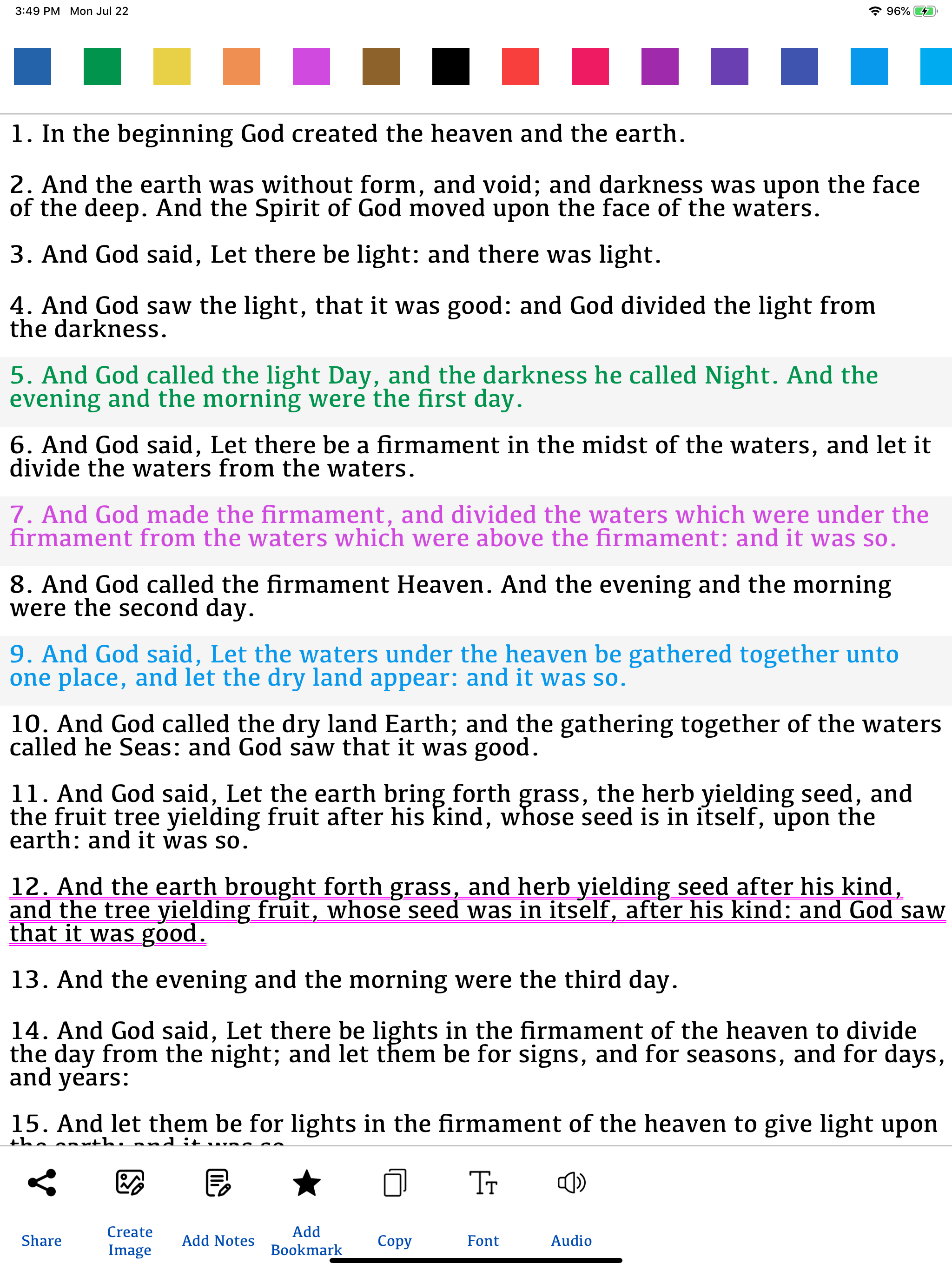 Red Letter King James Version