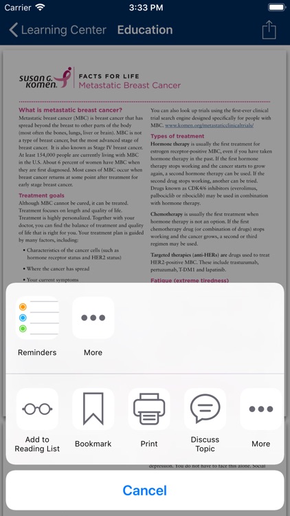 Breast Cancer Manager screenshot-5
