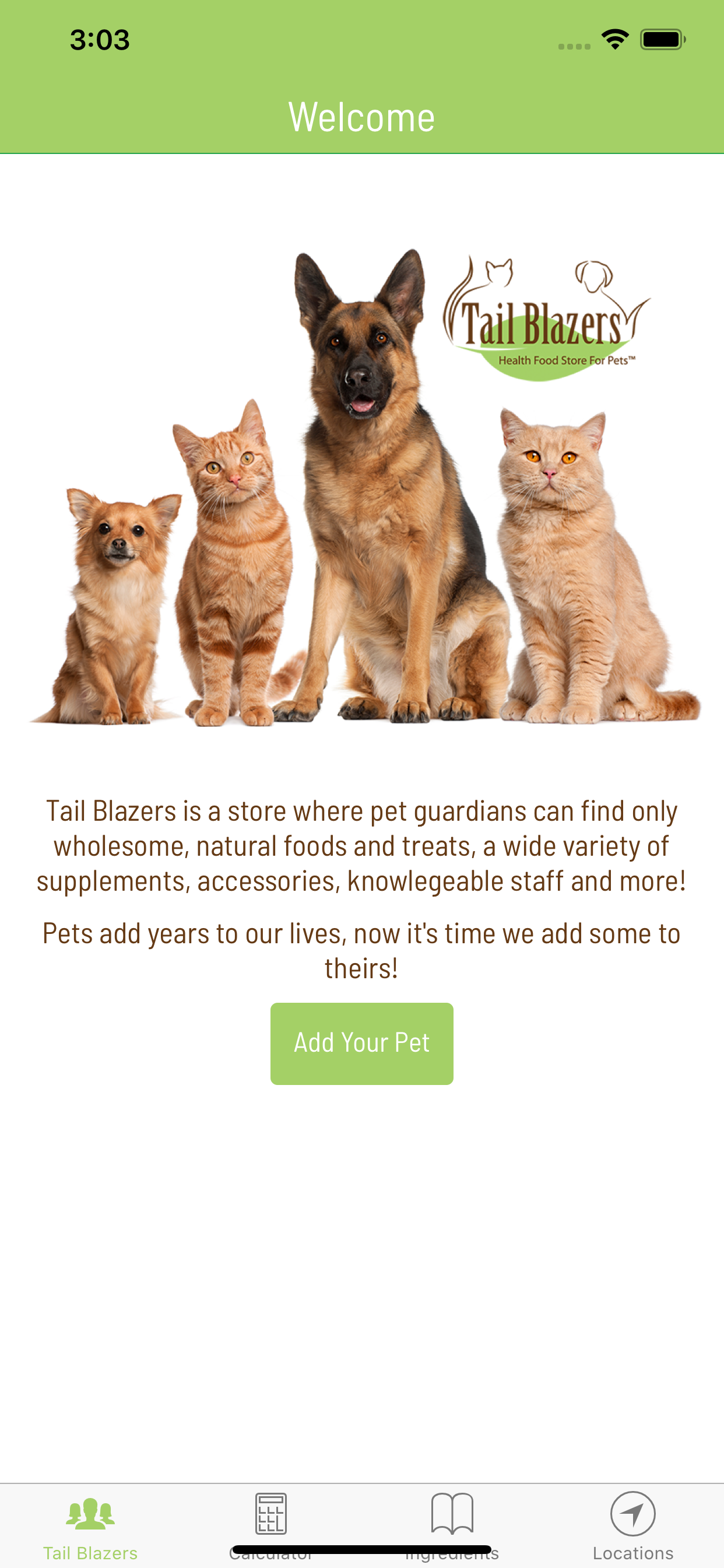 Tail Blazers Pets