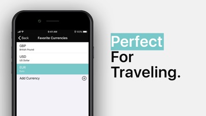 Currency: My Simple Converter iPhone screenshot 2 - Travel app