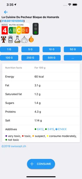 Game screenshot DetoxMe - analyze what you eat apk