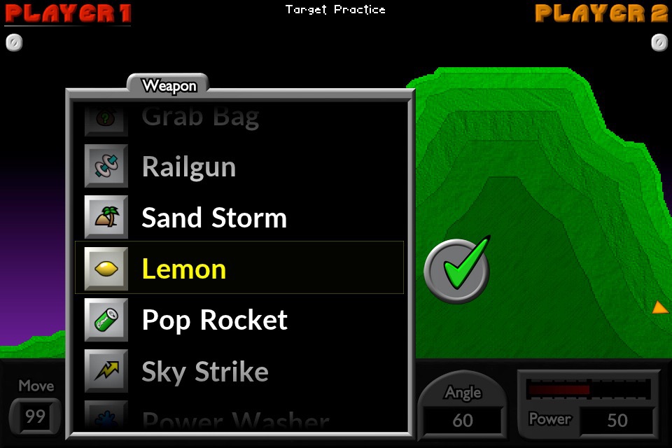 Pocket Tanks Deluxe screenshot 2