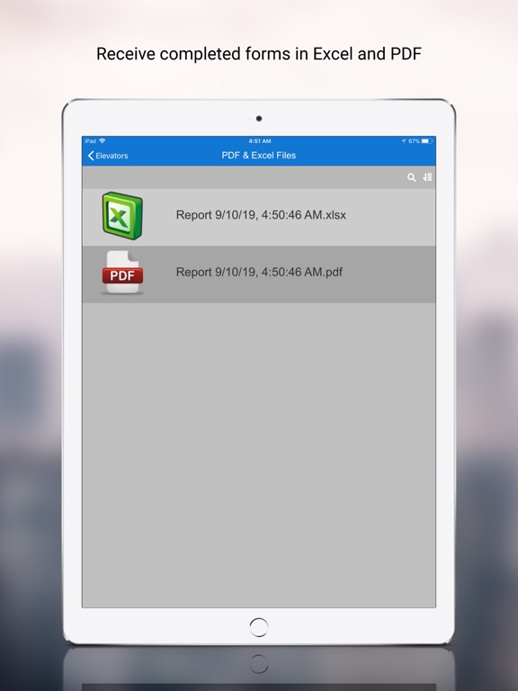 Inspect & Maintain Elevators iPad screenshot 4 - Business app