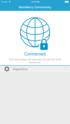 BlackBerry Connectivity screenshot 1