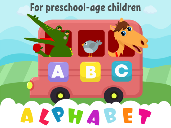 ABC Games - English for Kids iPad screenshot 1 - Education app