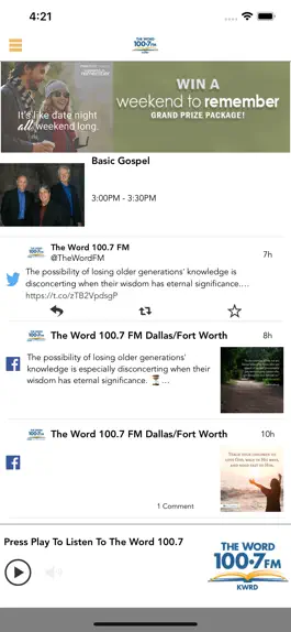 Game screenshot The Word 100.7FM mod apk