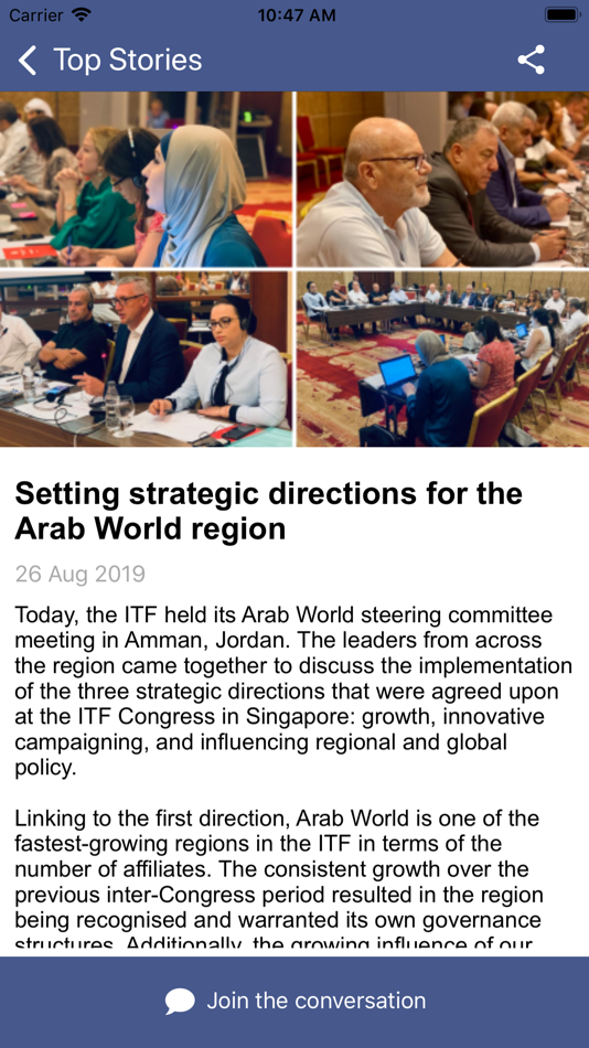 #2. ITF Global (iOS) 由: International Transport Workers' Federation