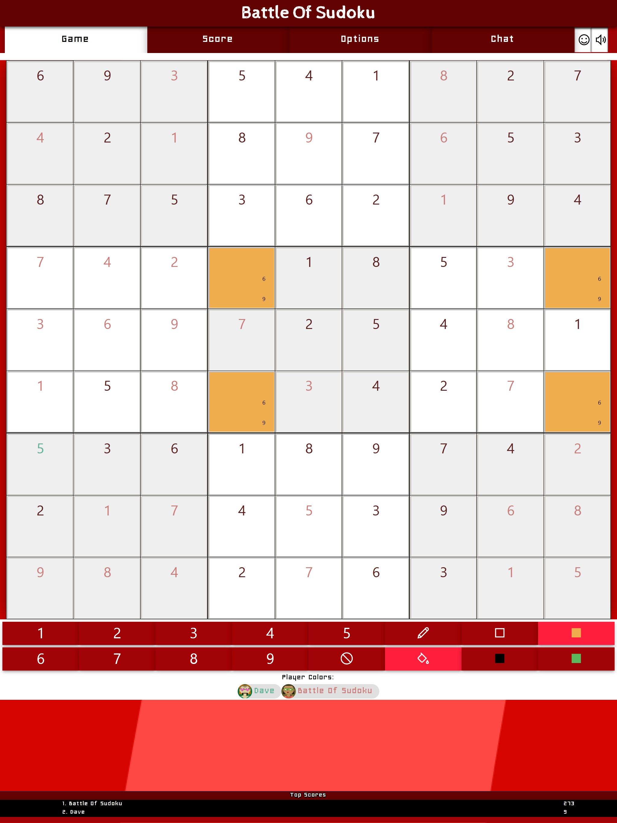 Battle Of Sudoku