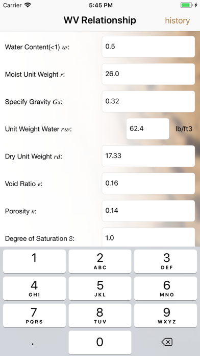 Screenshot #3 pour Weight Volume Relationship