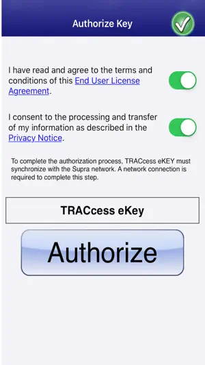 TRACcess eKEY screenshot 1