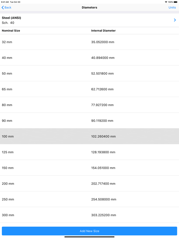 Pipe Flow Wizard - Calculator iPad screenshot 7 - Utilities app