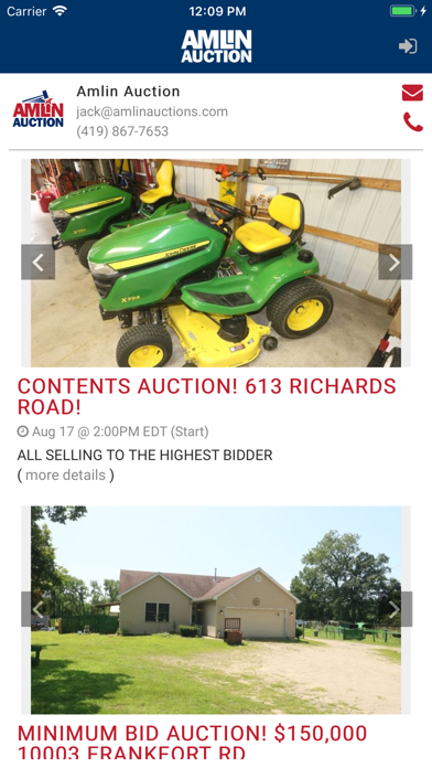 Screenshot #2 pour Amlin Auctions