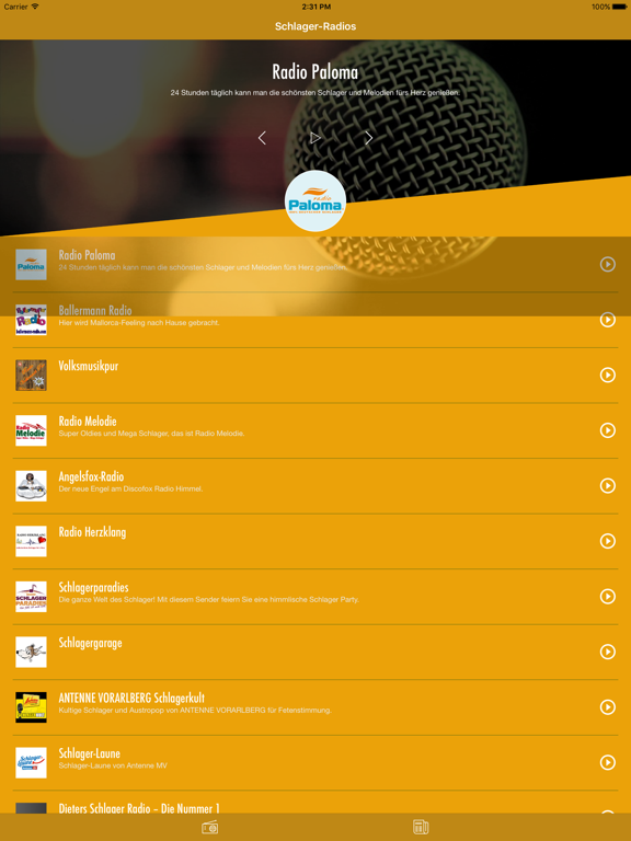 Screenshot #4 pour Schlager-Radio