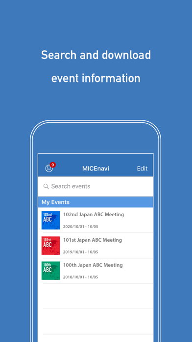MICEnavi Screenshot