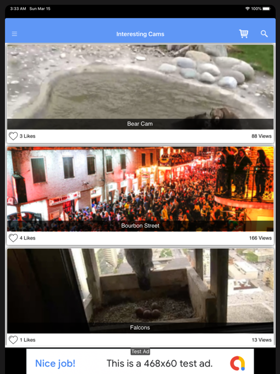 Screenshot #5 pour Live Webcam USA: CCTV Cameras