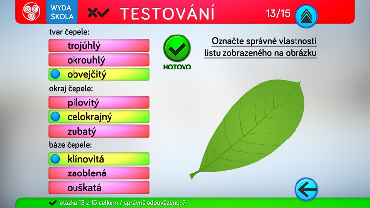 Listy stromů screenshot-5