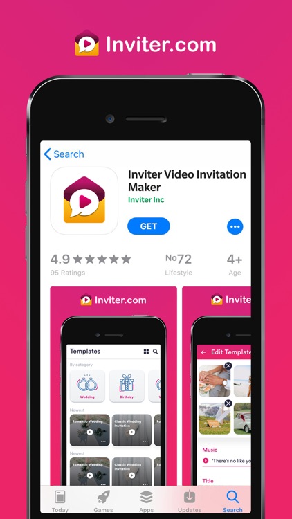 Inviter-Video Invitation Maker