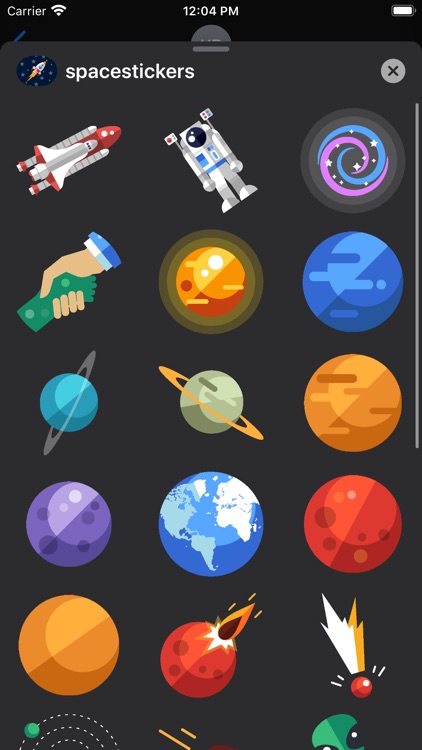 Space Stickers Pack Pro