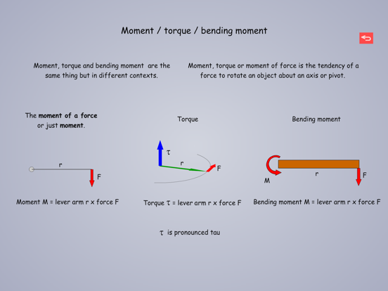 Screenshot #5 pour Moment and Torque