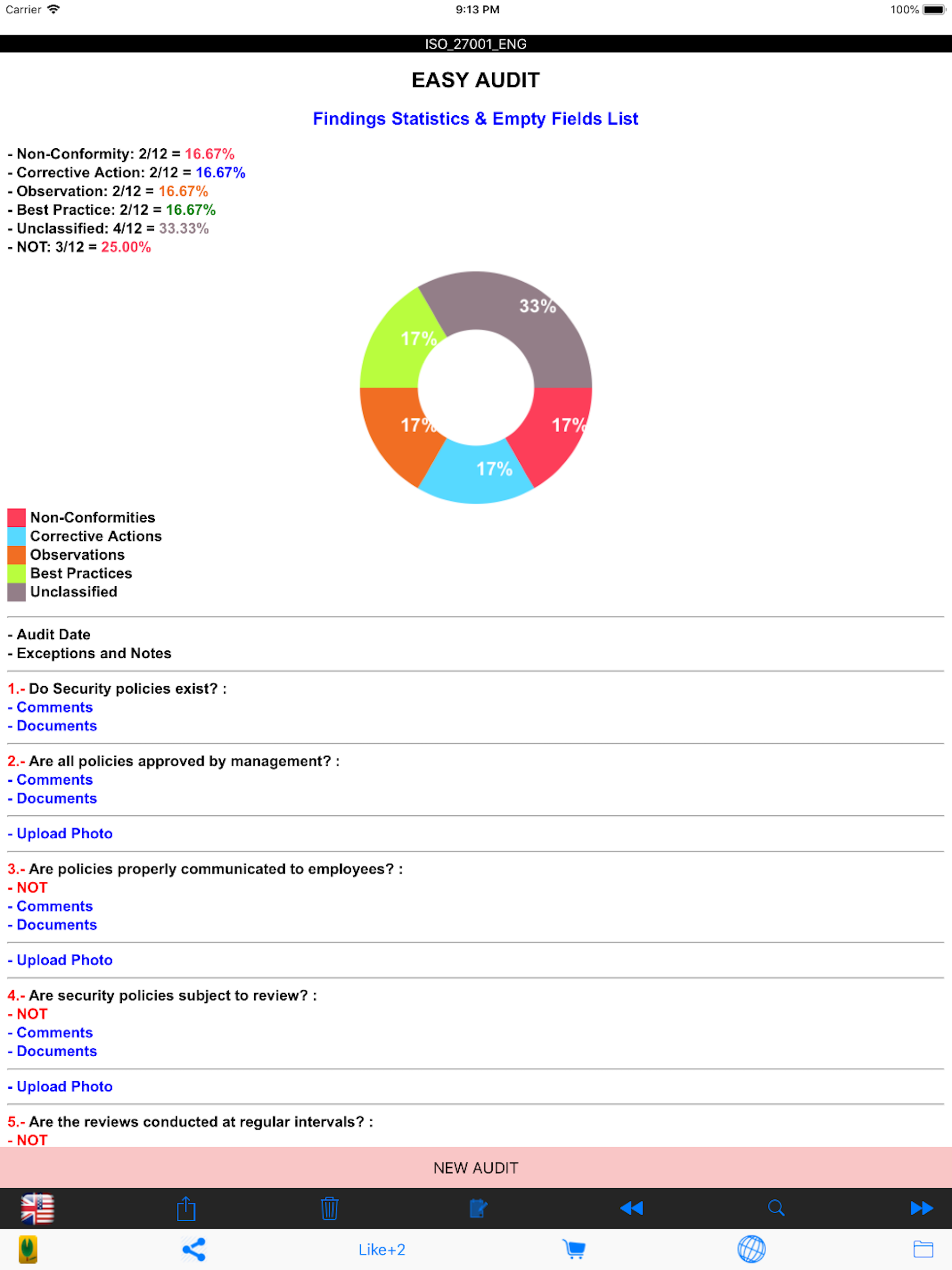 Easy ISO Audits