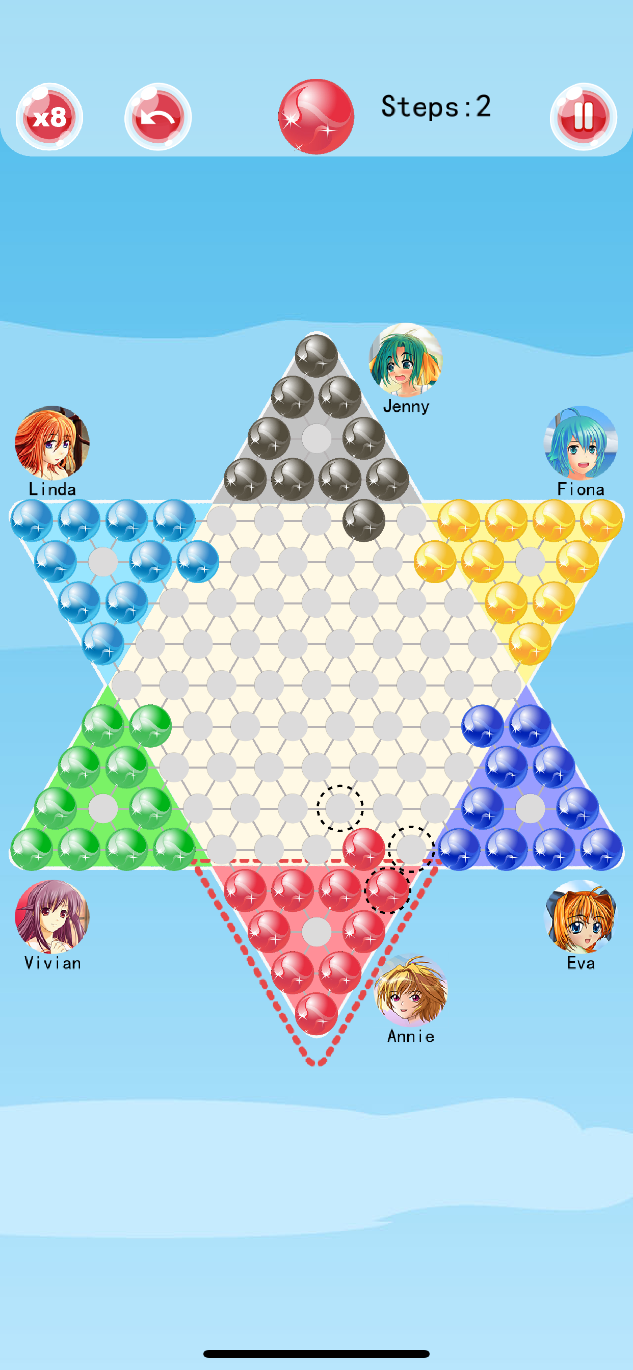 Chinese Checkers-A.I. Enhanced screenshot 4