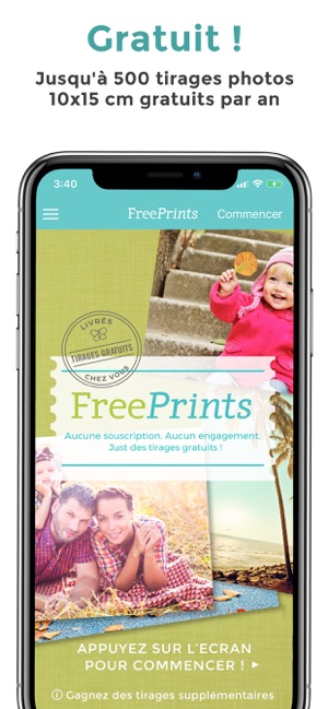 FreePrints – Tirages gratuits dans l'App Store