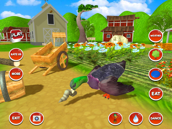 My Flying Duck: Pet Simulator iPad screenshot