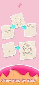 Cute Drawings Tutorials screenshot #1 for iPhone