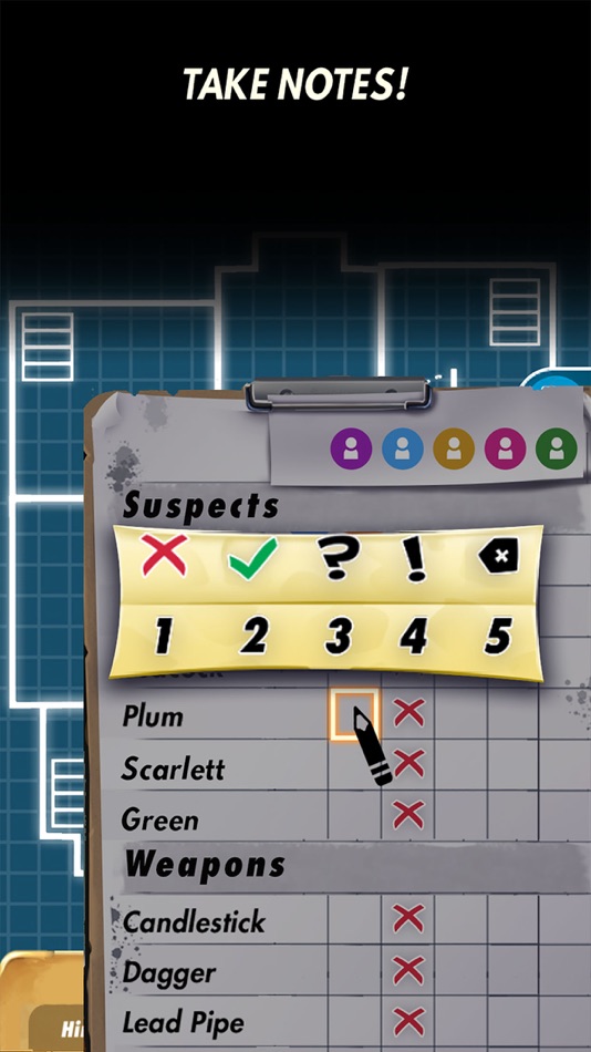 #4. Cluesheet Companion (iOS) 由: Marmalade Game Studio