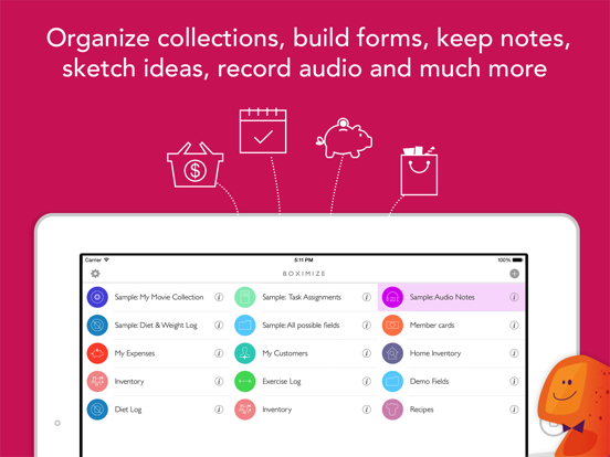 Boximize iPad app afbeelding 1