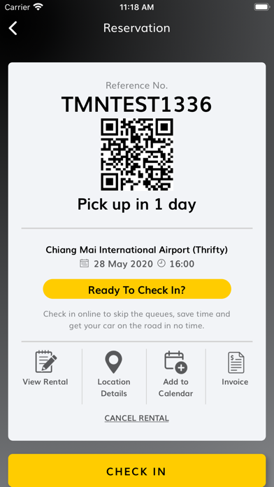 Hertz Thailand Screenshot