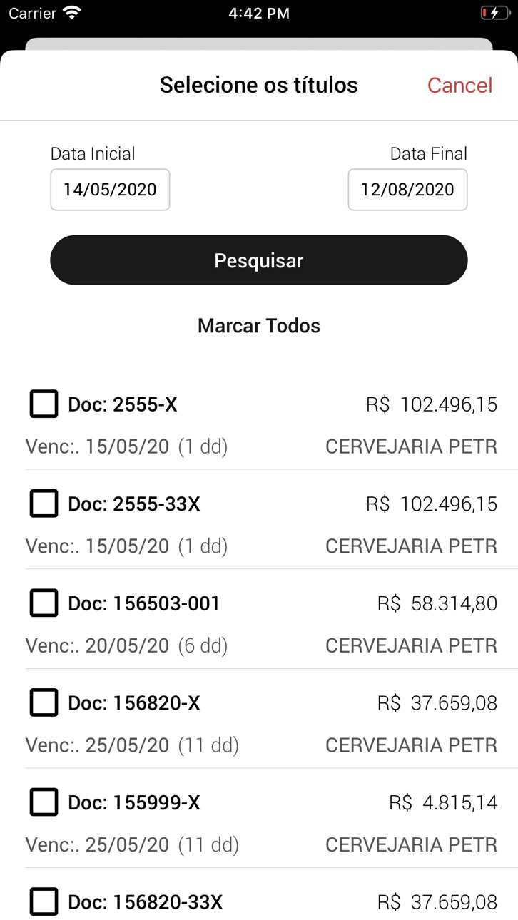 iPhone screenshot