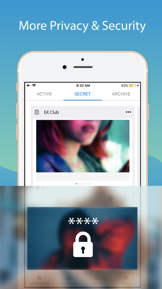 #3. Safenotes - Secret Note Taking (iOS) 由: Polymath Company Limited