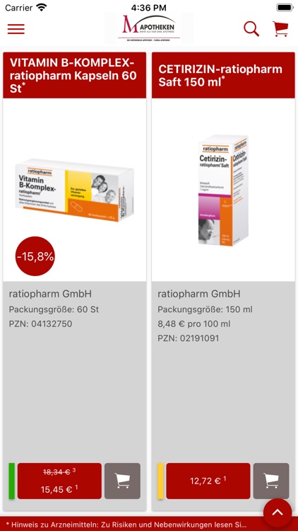 M-Apotheke Südring Center Fran