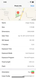 ViewExif screenshot #3 for iPhone