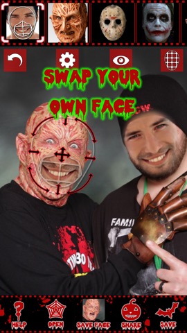 Scary face maker & swap editorのおすすめ画像5