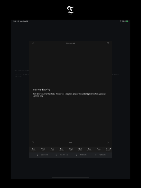 Screenshot #5 pour Text Gang - Text Style Editor