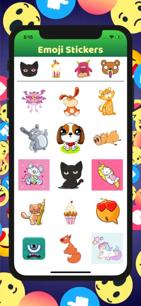 Emoji Face Stickers